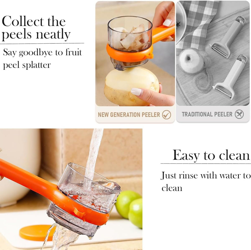Effortless Peeler Set with Container