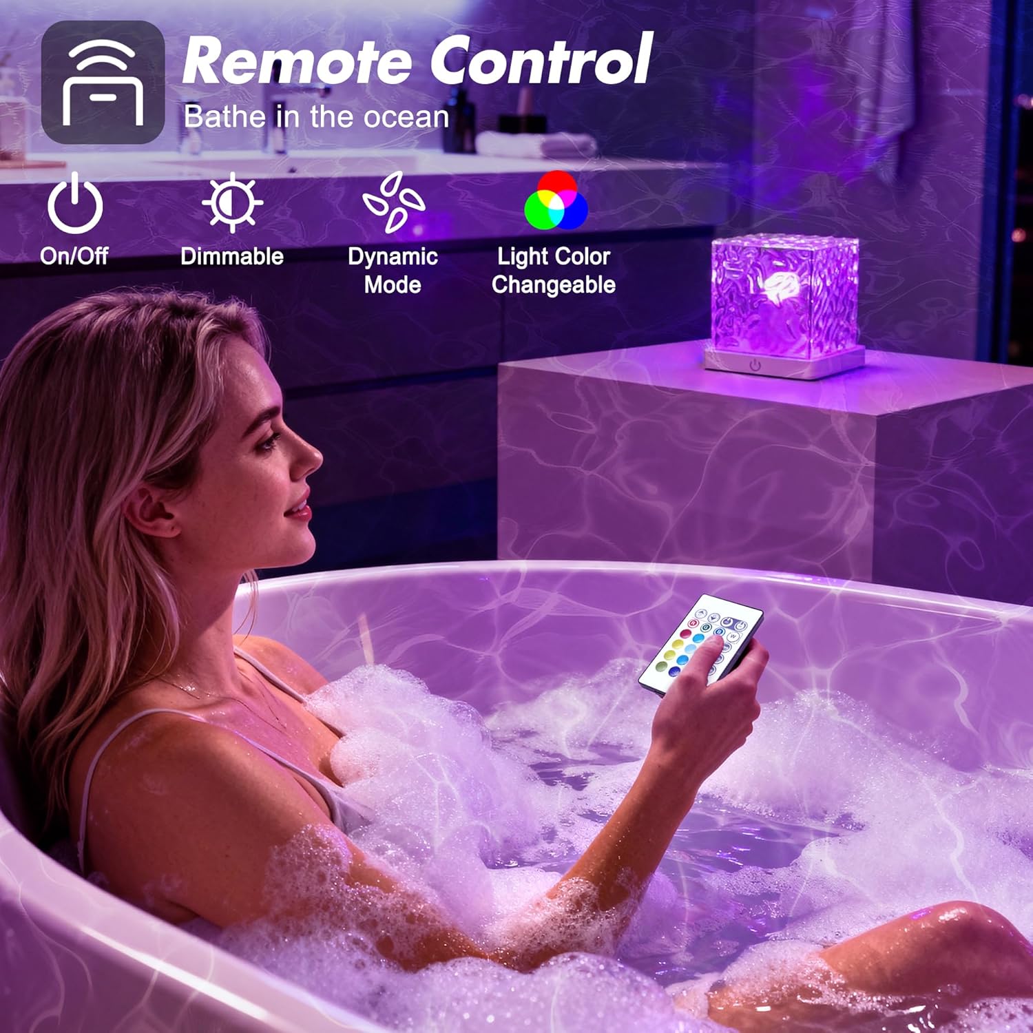 Ocean Wave Spa Light Projector