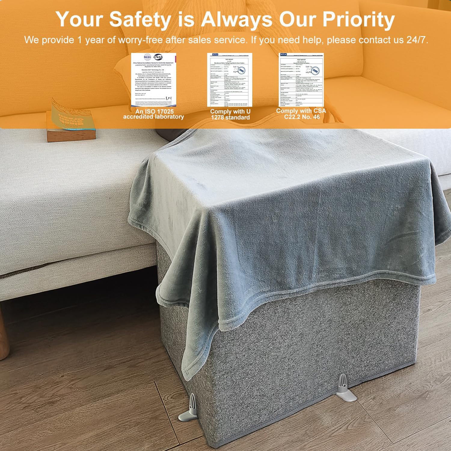 CozyGlow Foldable Leg Warmer Heater