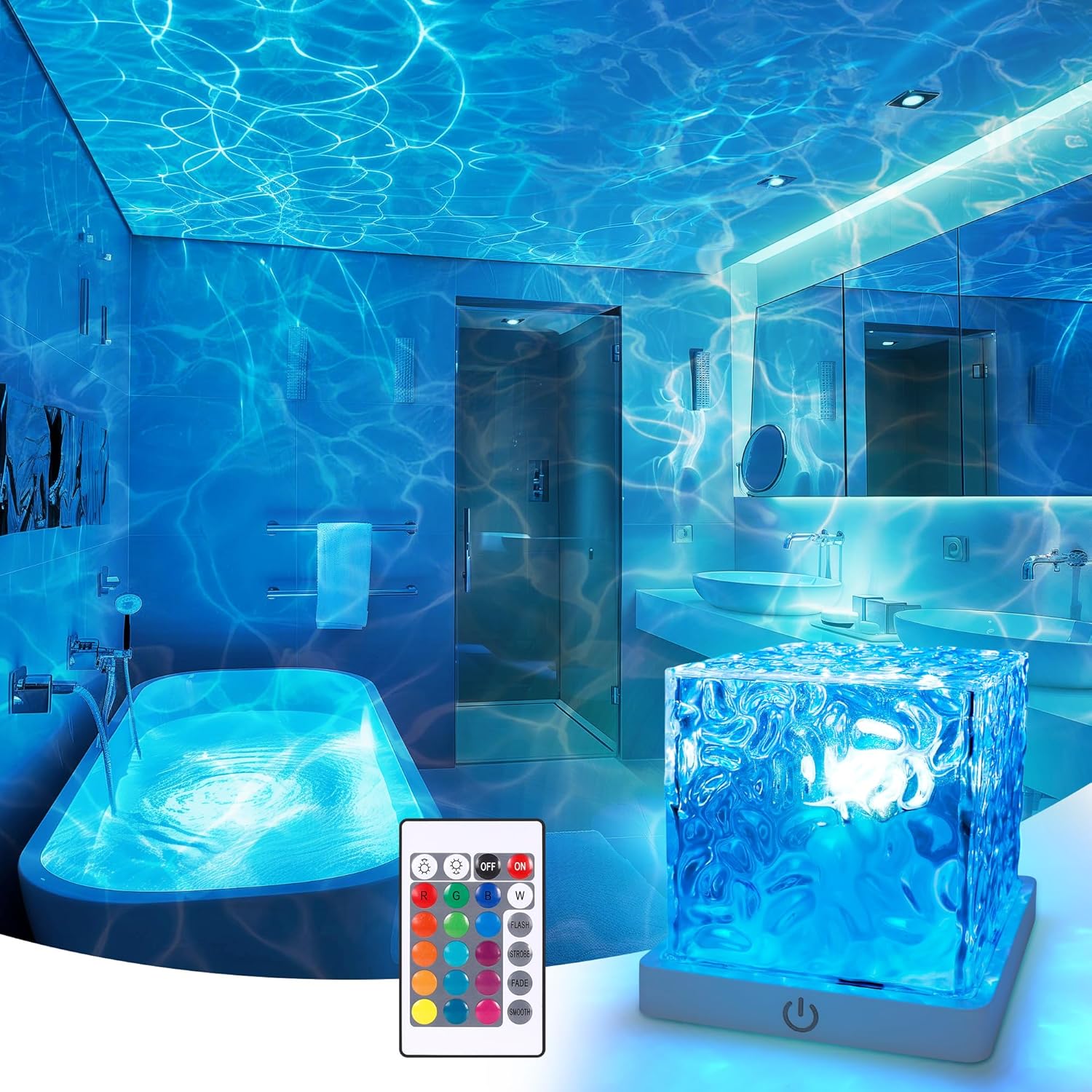 Ocean Wave Spa Light Projector
